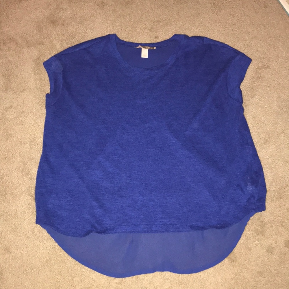 Blue Forever 21 Blouse